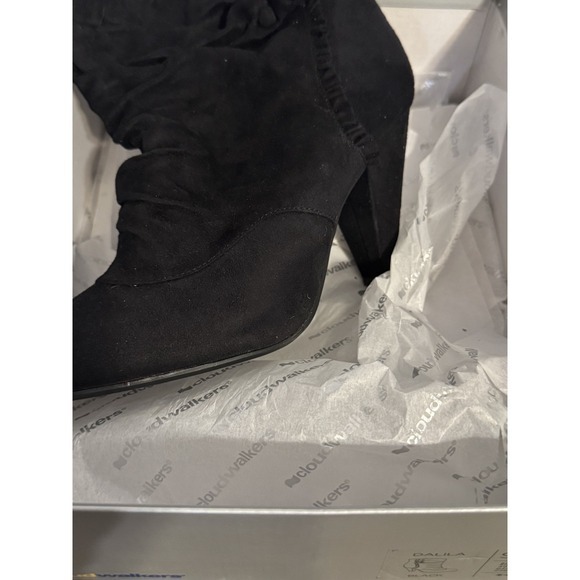cloudwalkers Shoes - Cloudwalkers Avenue Leather Ankle Boots –‎ Black – Women's 9.5 Wide